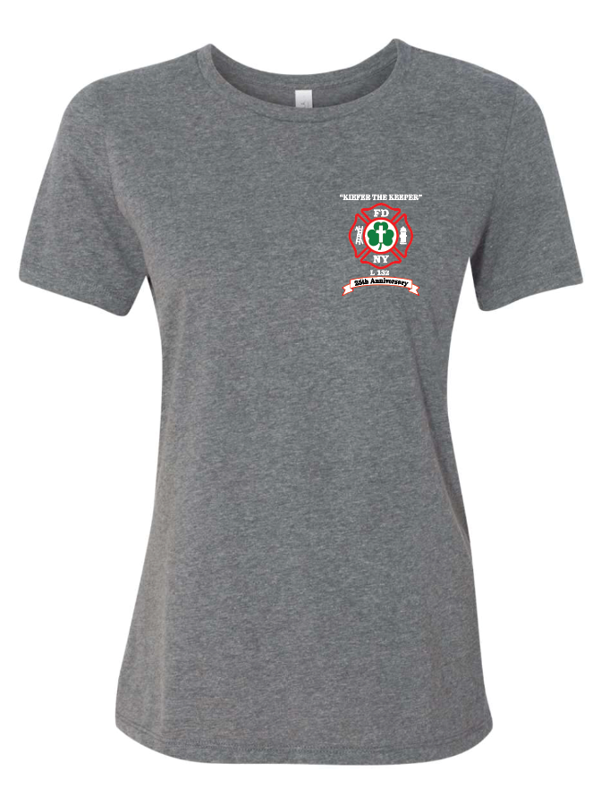 FDNY MICHAEL KIEFER 25 ANNIVERSARY WOMEN'S RELAX FIT T-SHIRT