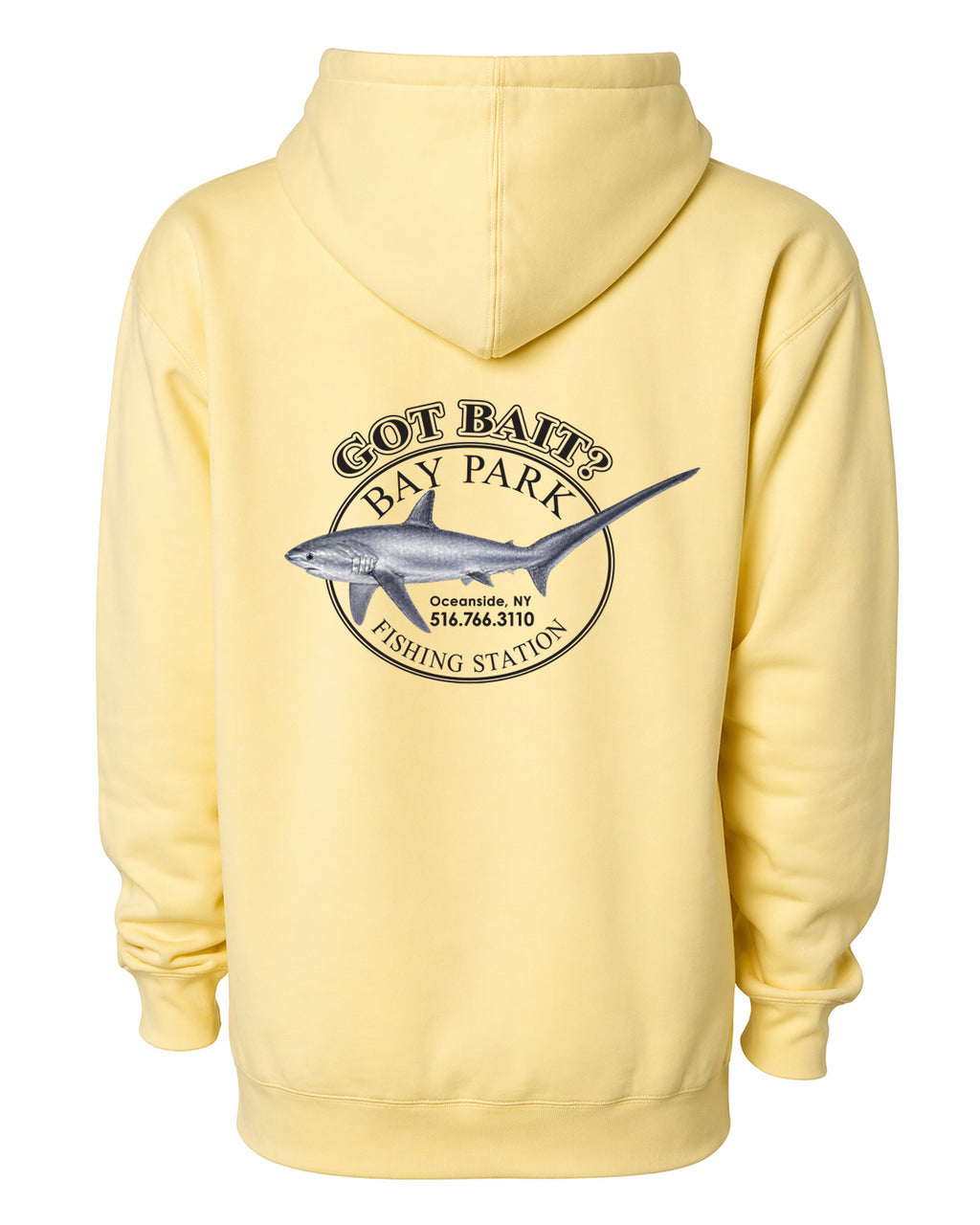 BAY PARK FISHING STATION SHARK HEAVY WEIGHT HOODIE