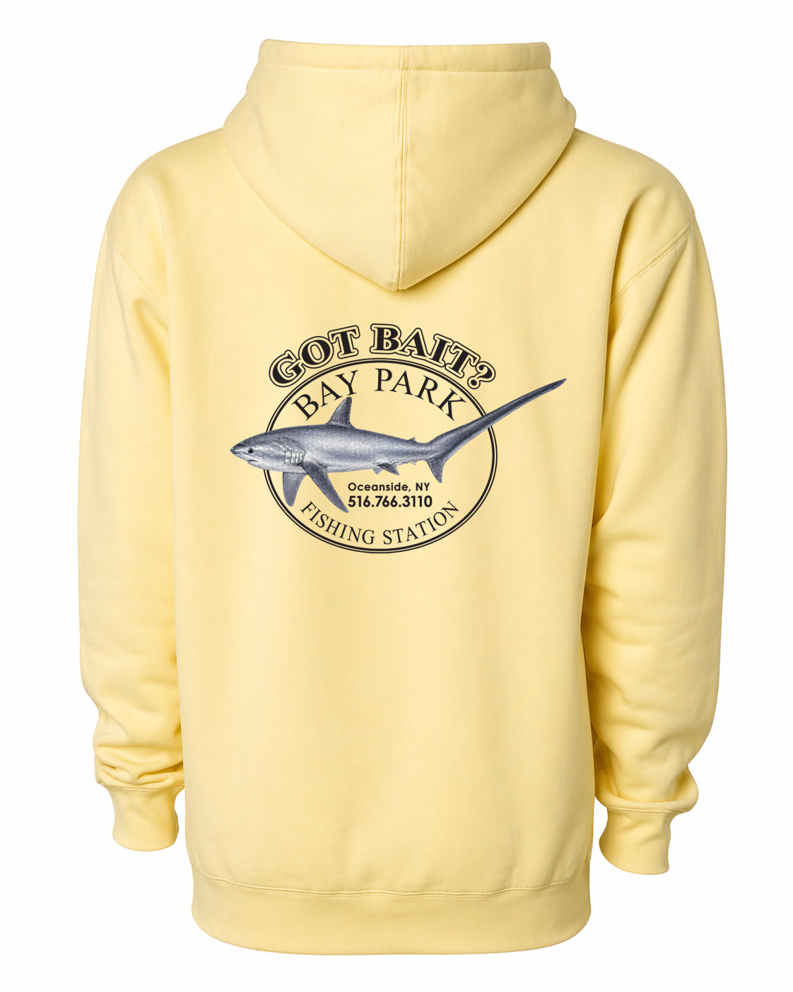 BAY PARK FISHING STATION SHARK HEAVY WEIGHT HOODIE