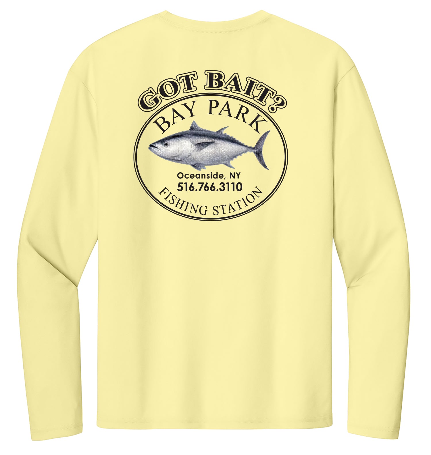 BAY PARK FISHING STATION PERFORMANCE LONG SLEEVE T-SHIRT